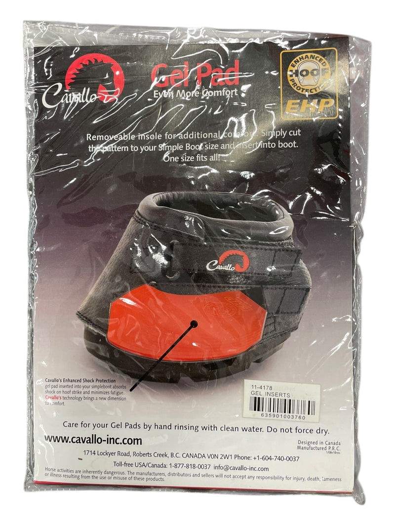 Cavallo Gel Pads *2* *NWT* - Red - One Size - USED