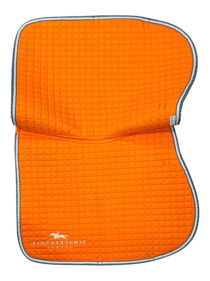 Schockemohle AP Pad - Orange/Grey & Silver Trim - F/S - USED
