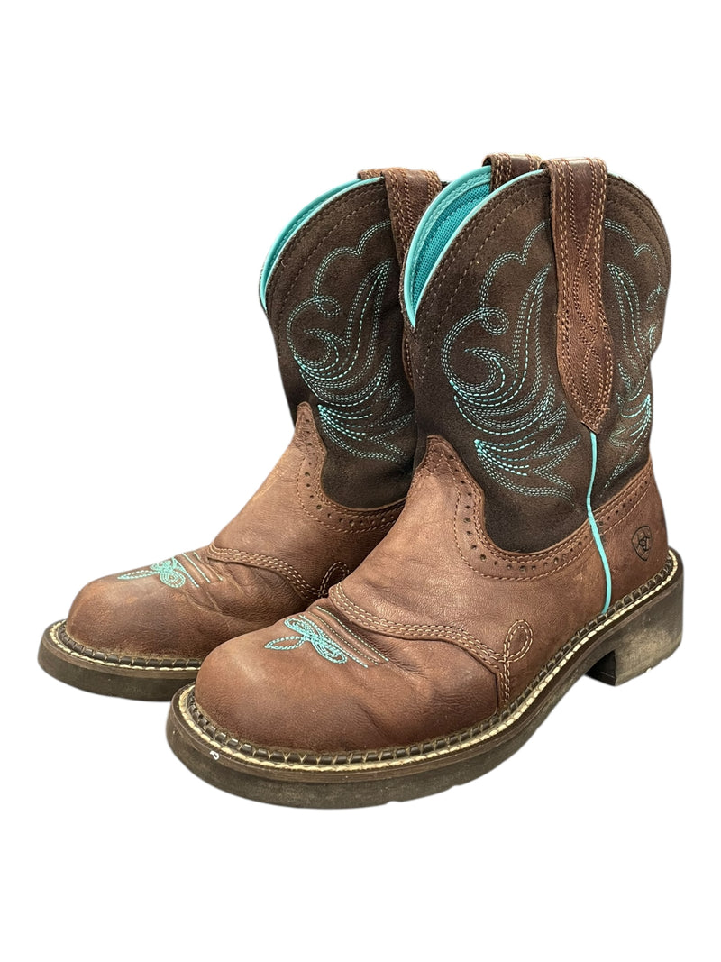 Ariat Fatbaby Heritage Dapper Western Boot - Royal Chocolate - 7B - USED