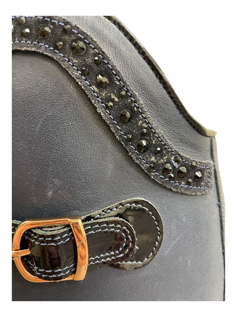 HKM Trinity Dress Boots - Deep Blue - 41 (9.5) Regular/Regular - USED