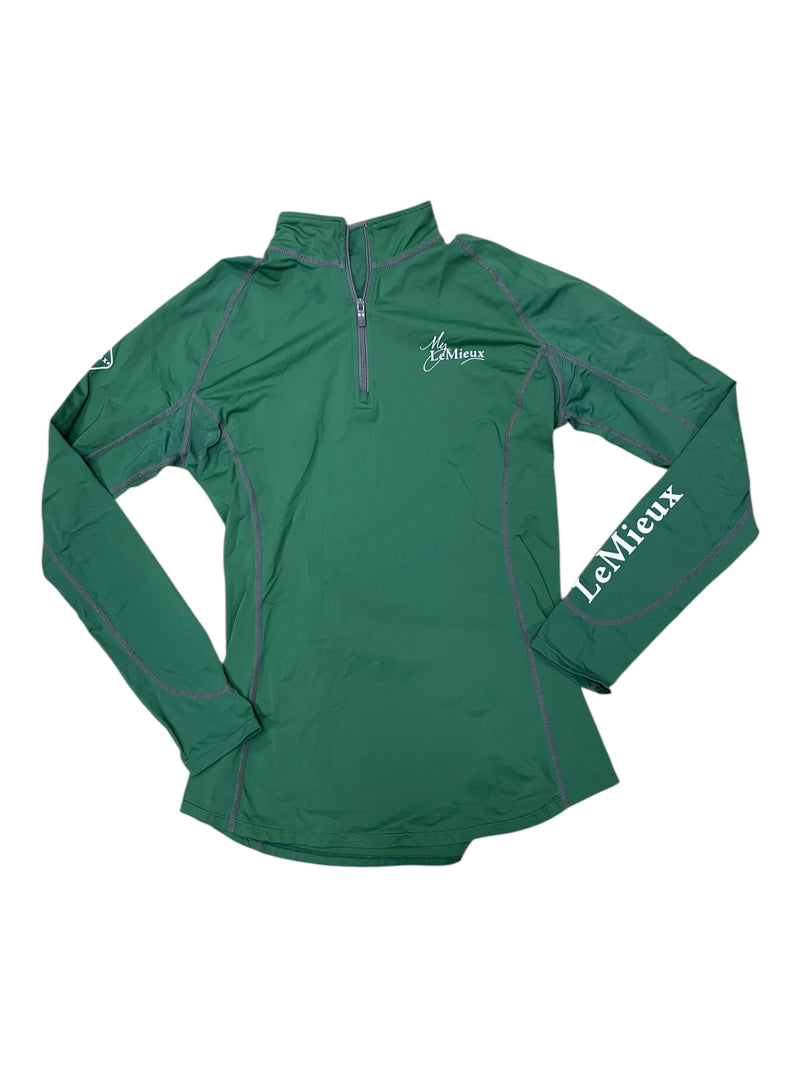 LeMieux LS Base Layer - Green - EU 36 (US 4) - USED