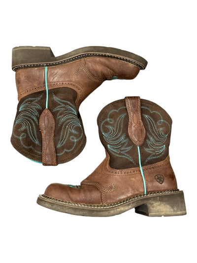 Ariat Fatbaby Heritage Dapper Western Boot - Royal Chocolate - 7B - USED