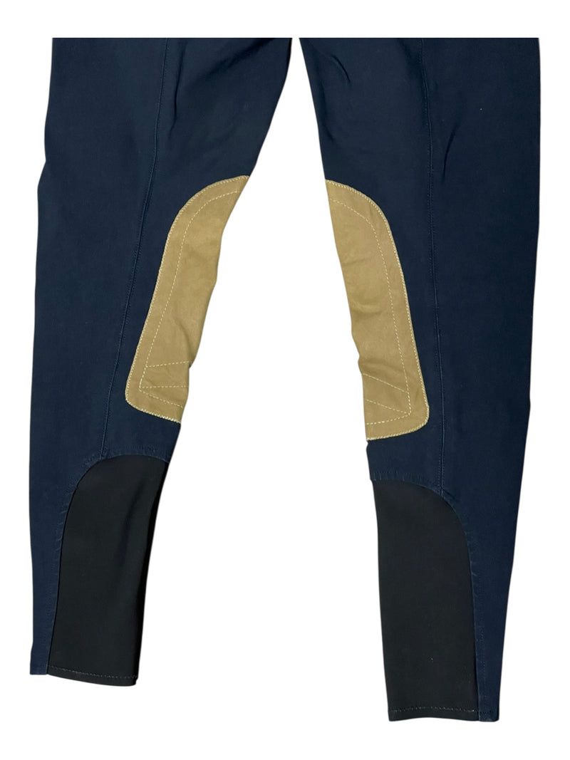 Tailored Sportsman Trophy Hunter Breech - Black & Blue/Tan - Youth 12 - USED