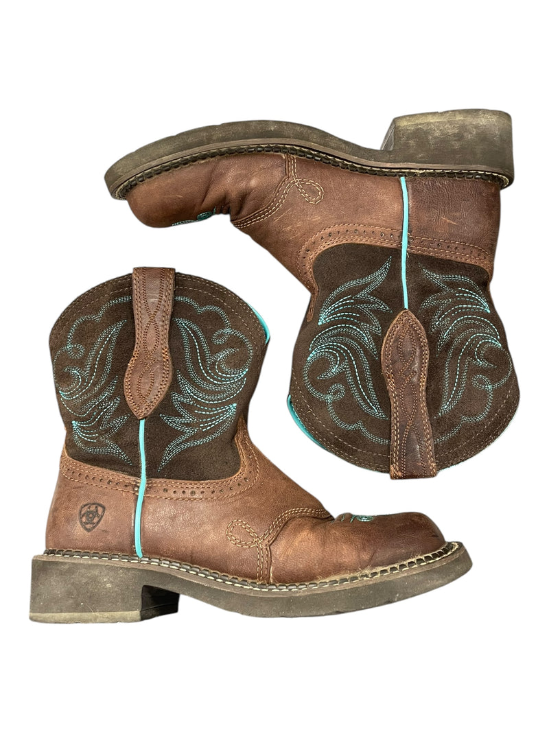 Ariat Fatbaby Heritage Dapper Western Boot - Royal Chocolate - 7B - USED
