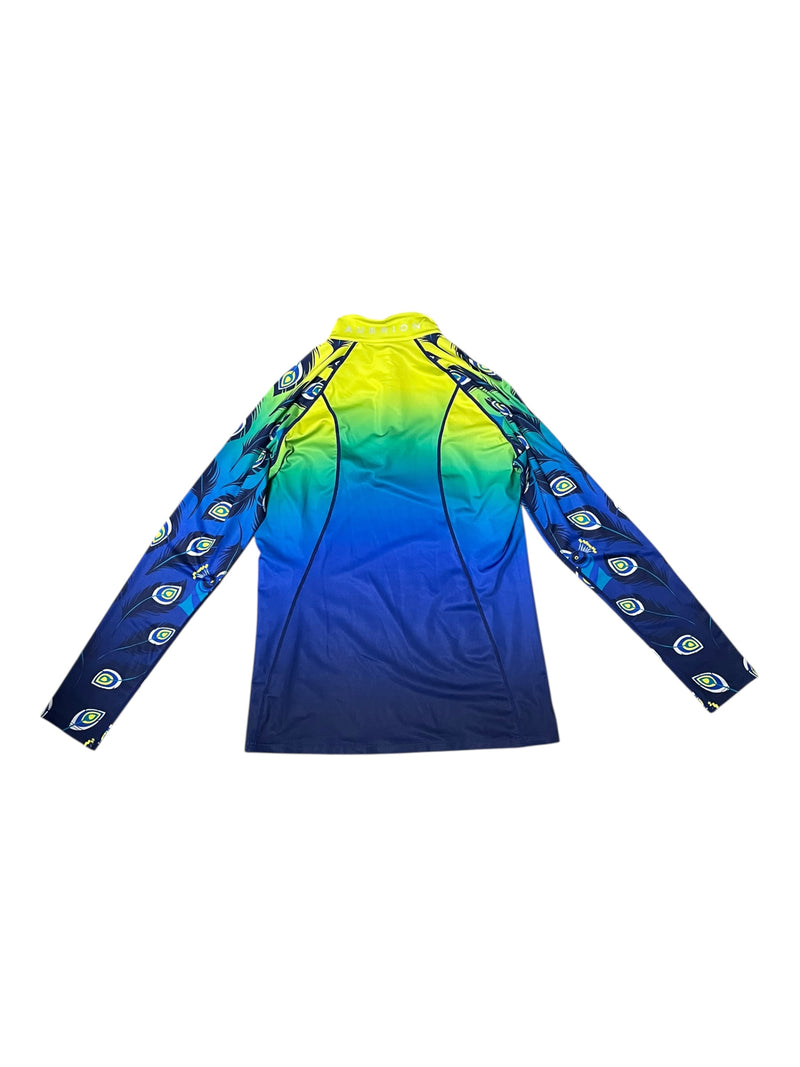 Aubrion LS Sun Shirt - Peacock Multi - L - USED