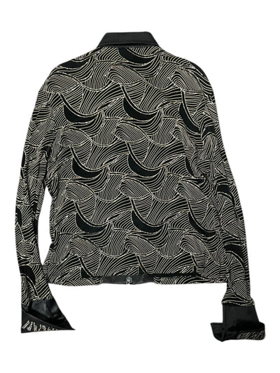 Western Front Zip Show Shirt - Black/Gold - L - USED