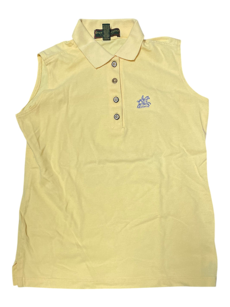 Country Cottons Sleeveless Polo - Yellow - S - USED