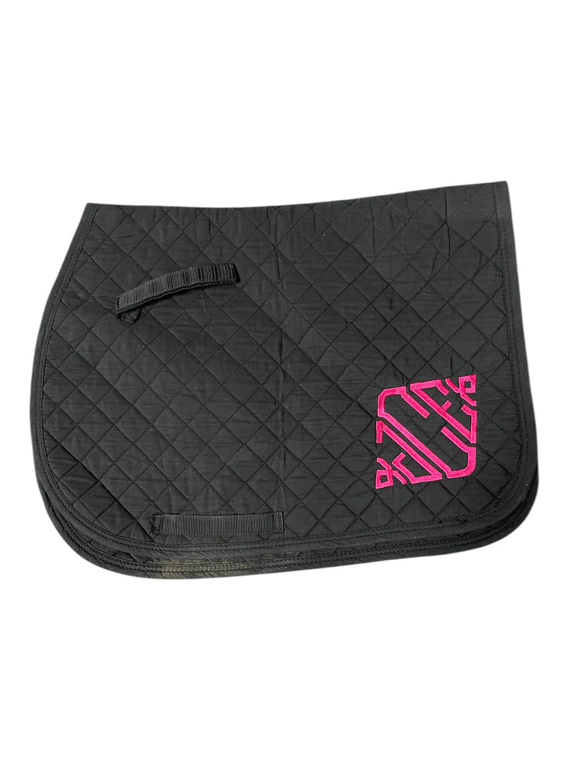Dover Embroidered AP Pad - Black/Pink - Est. F/S - USED