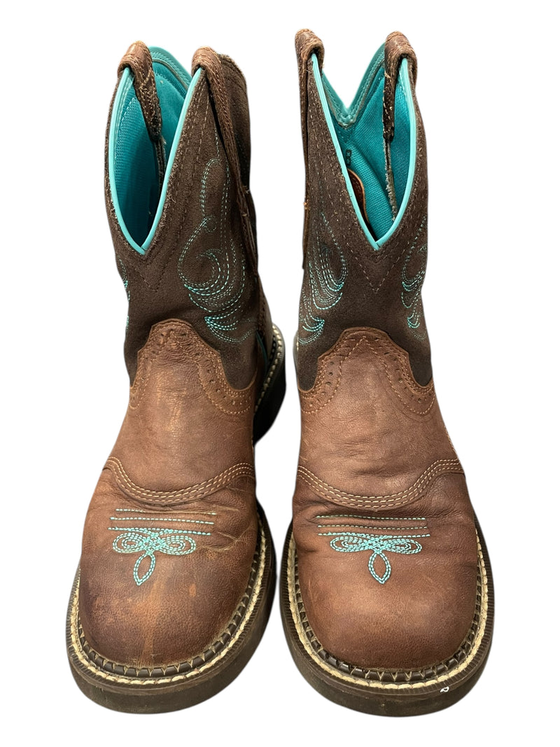 Ariat Fatbaby Heritage Dapper Western Boot - Royal Chocolate - 7B - USED