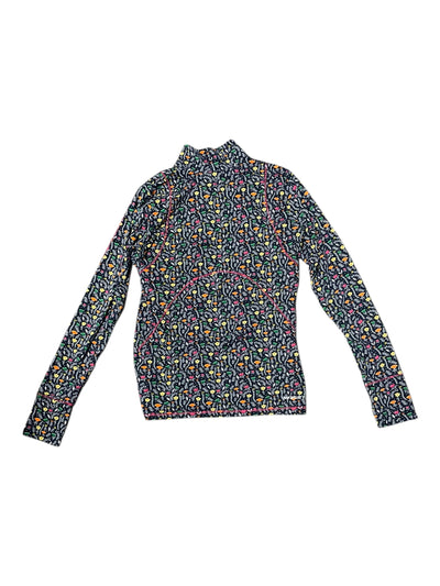 Ariat Winter 1/4 Zip Base Layer - Navy/Flowers - M - USED