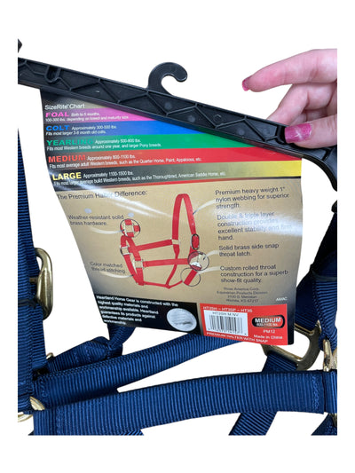 Heartland Nylon Halter *NWT* - Blue - M - USED