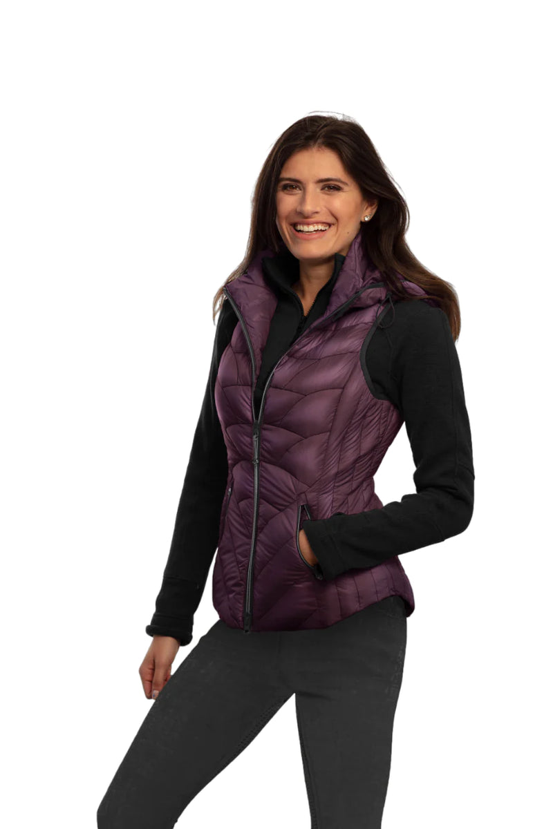 Goode Rider Power Luxe Vest - Burgundy