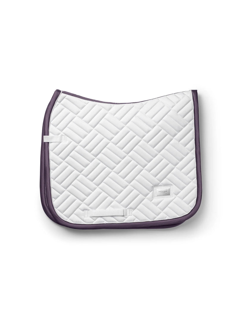 Equestrian Stockholm Modern Saddle Pad - White