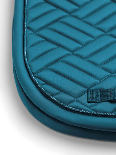 Equestrian Stockholm Modern Saddle Pad - Teal Bue