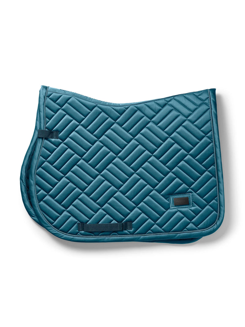 Equestrian Stockholm Modern Saddle Pad - Teal Bue