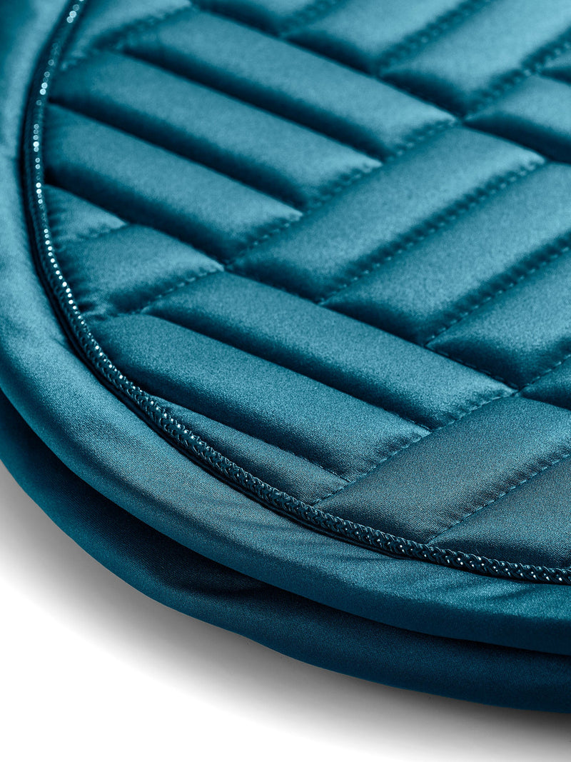 Equestrian Stockholm Modern Saddle Pad - Teal Bue