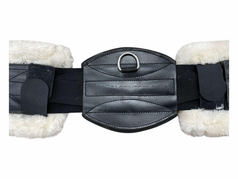 Tapestry Monoflap Comfort Girth W/ Cover - Black - 24 - USED