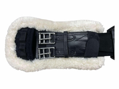 Tapestry Monoflap Comfort Girth W/ Cover - Black - 24 - USED