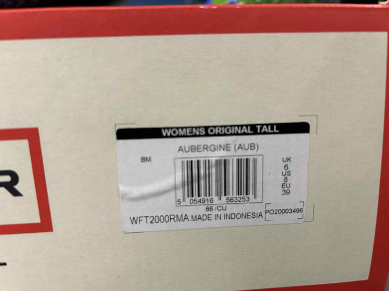 Hunter Original Boots *New with Box* - Aubergine - US 8 - USED