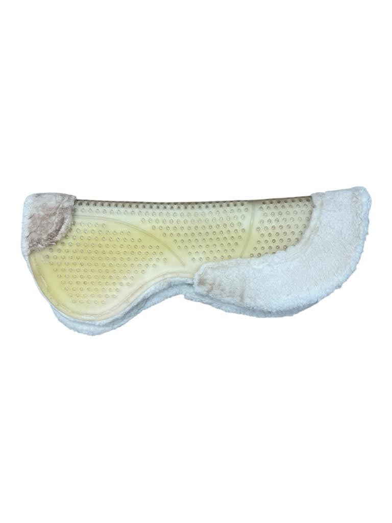 Fleece Lined Gel Half Pad - White - Approx 20" Spine - USED