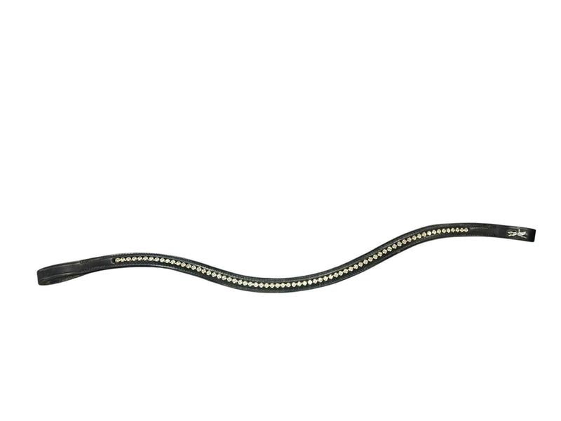 Schockemohle Crystal Browband - Black - 17 1/2" - Used