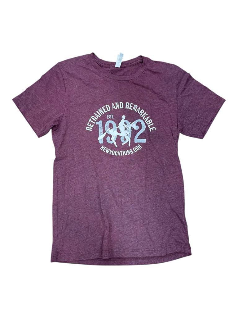 New Vocations SS Tee - Mauve - M - USED