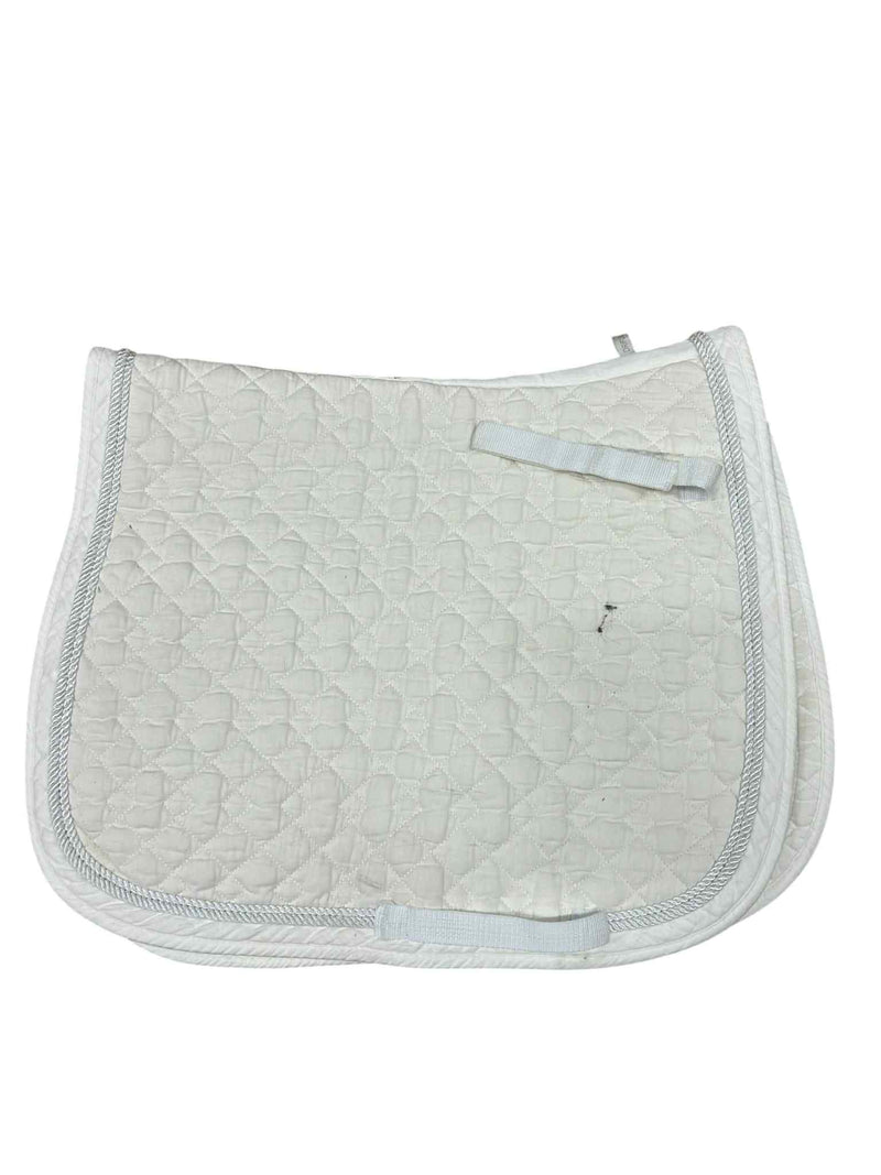 USG Saddle Pad - Dressage - White - USED