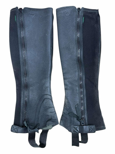 Ariat Breeze Half Chaps - Black - ST (19.5"H, 13.5-14.5"C) - USED