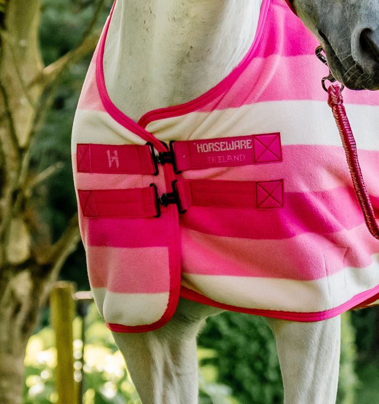 Horseware Newmarket Fleece Cooler - Witney Pink