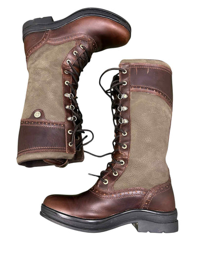 Ariat Wythburn II H2O Winter Boots - Green/Brown - 7.5 - USED