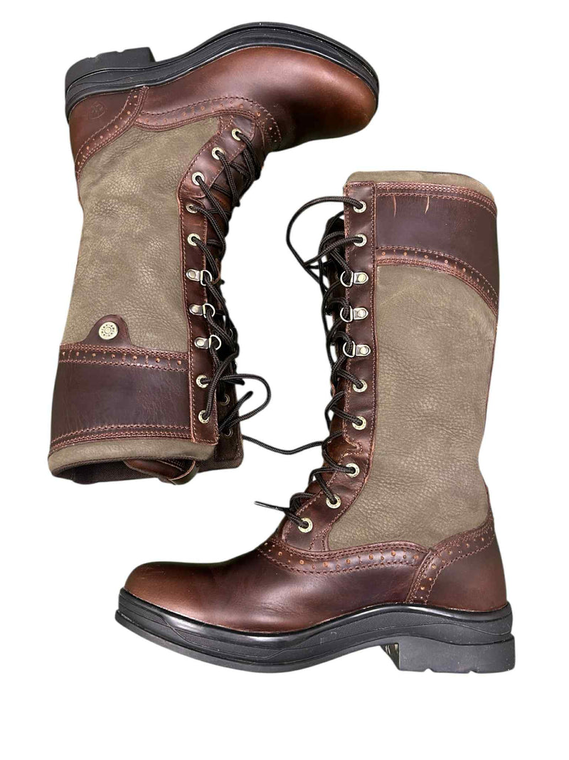 Ariat Wythburn II H2O Winter Boots - Green/Brown - 7.5 - USED