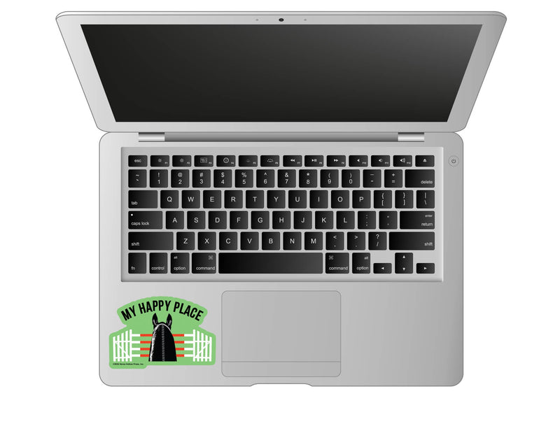 3" Tumbler Horse Sticker / Happy Place Jumpers / WATERPROOF