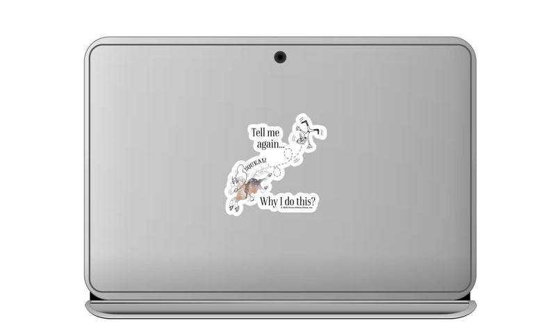 3" Tumbler Horse Sticker / Tell Me Why I... / WATERPROOF