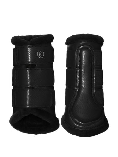 Equestrian Stockholm Brushing Boots - Black Edition