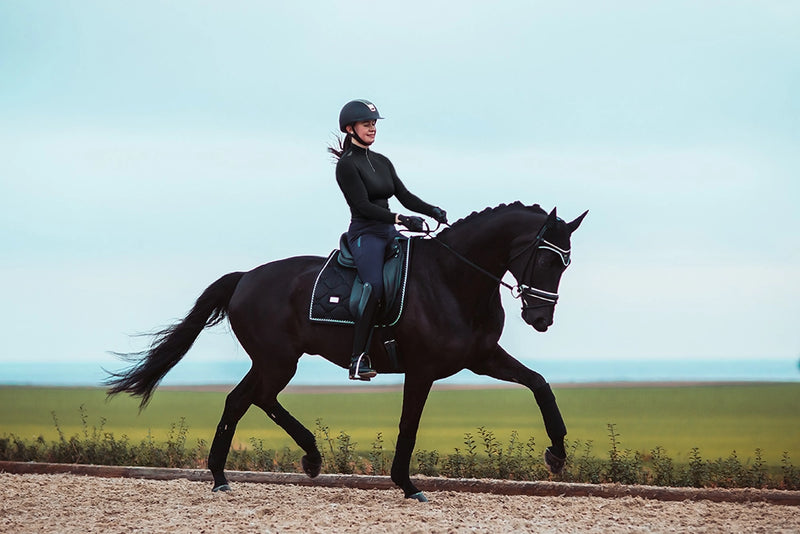Equestrian Stockholm Black Edition Saddle Pad