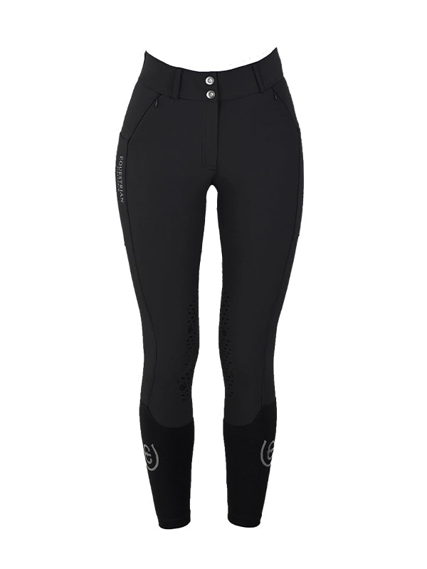 Equestrian Stockholm Elite Black Full Seat Breeches