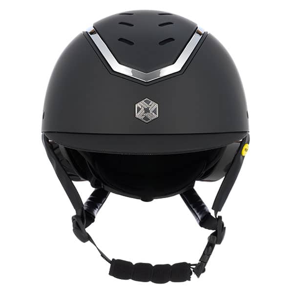 Charles Owen Kylo Helmet - Black Matte/Silver