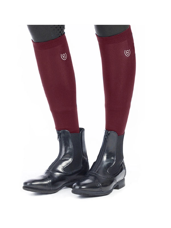 Equestrian Stockholm Socks - Bordeaux