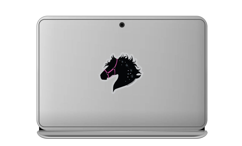 3" Tumbler Horse Sticker / Horse Pink Tack / WATERPROOF