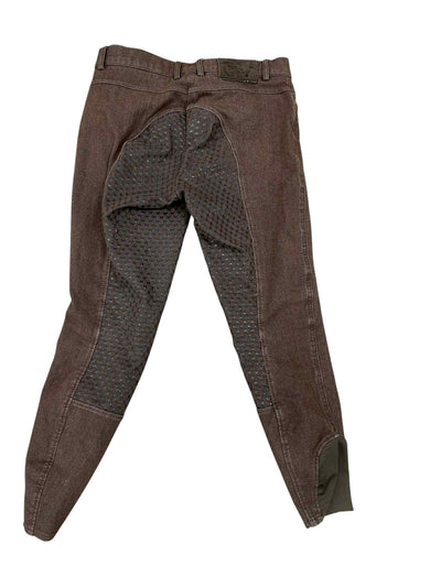 Ovation Full Seat Breeches - Brown - 28R - USED