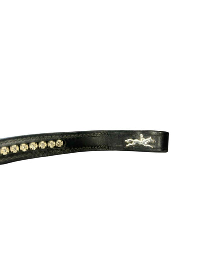 Schockemohle Crystal Browband - Black - 17 1/2" - Used