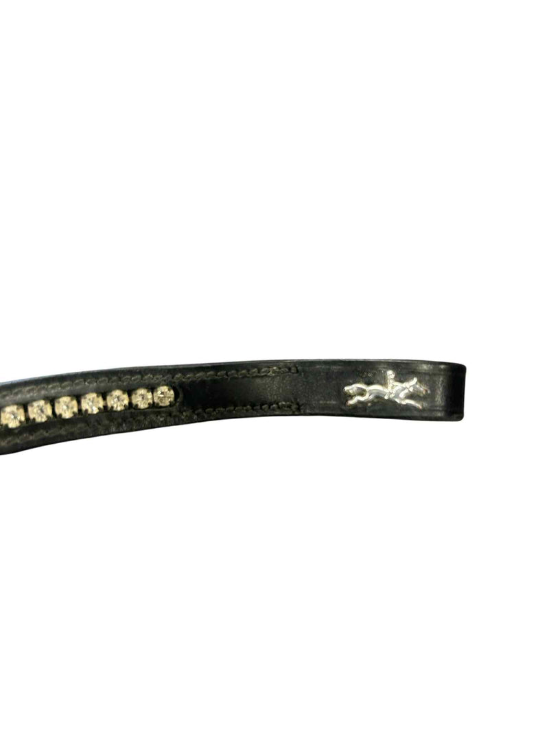 Schockemohle Crystal Browband - Black - 17 1/2" - Used