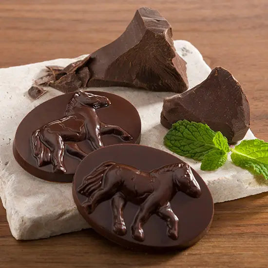 Dark Chocolate Peppermint Ponies