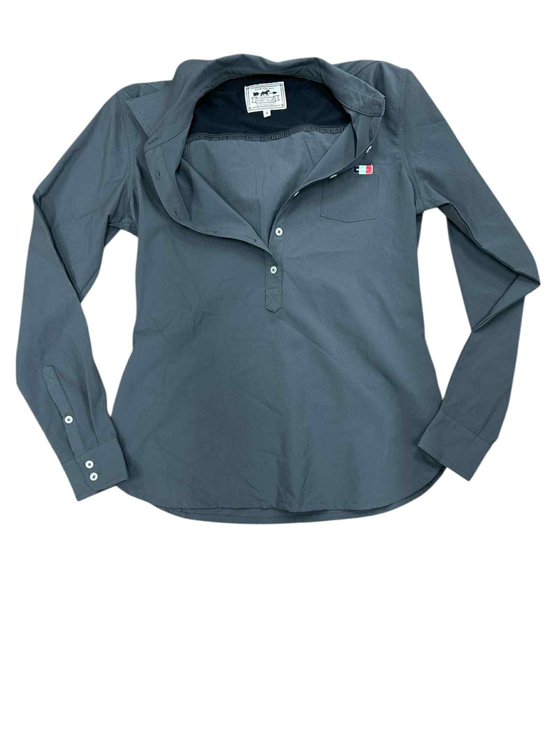 Hunt Club Equestrian Alba Work Top - Grey - S - USED
