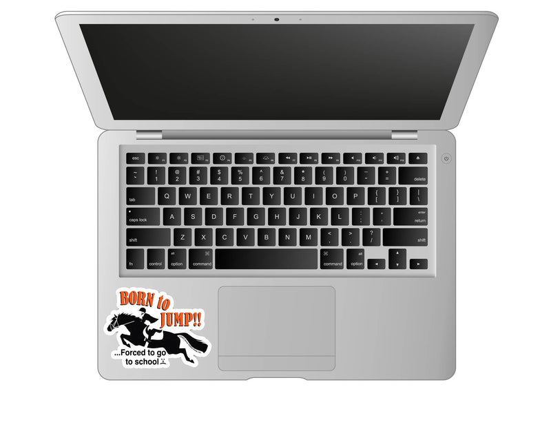3" Tumbler Horse Sticker / Born to Jump School / WATERPROOF