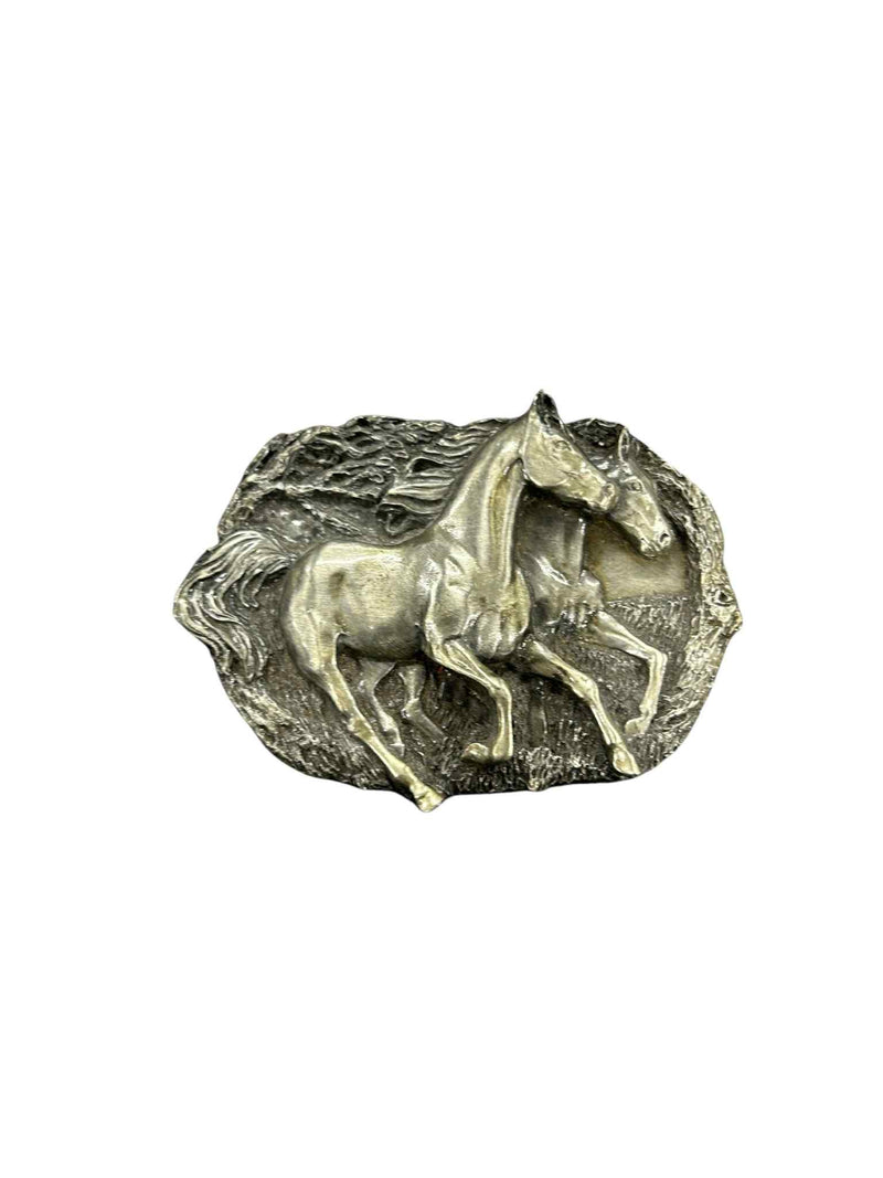 Bergamot Brassworks Horse Belt Buckle - USED