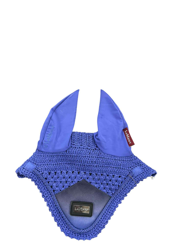 LeMieux Spectrum Satin Fly Hood **NWT** - Medium - Bluebell - USED