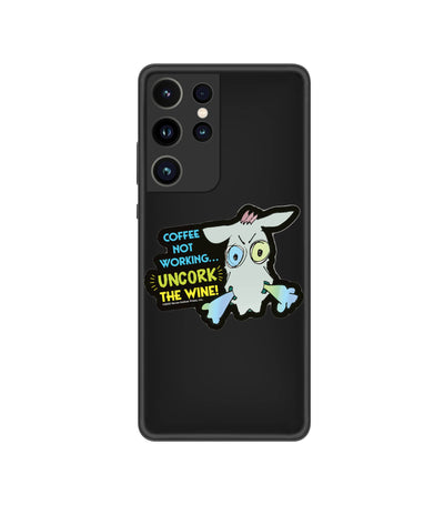 3" Tumbler Horse Sticker / Uncork the Wine / WATERPROOF