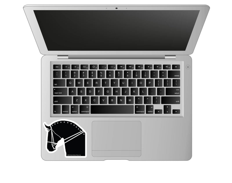 3" Tumbler Horse Sticker / Dressage Horse / WATERPROOF