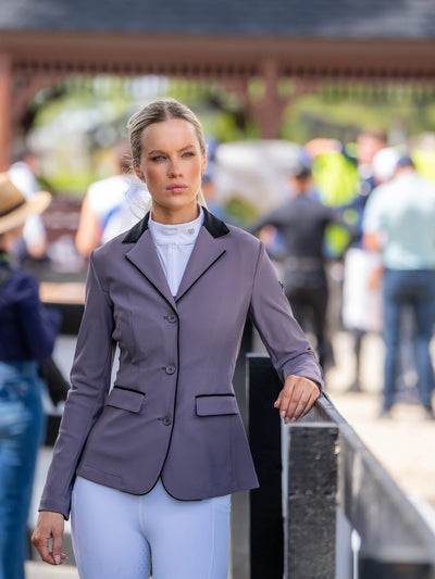 Equestrian Stockholm Classic Show Jacket - Dark Violet